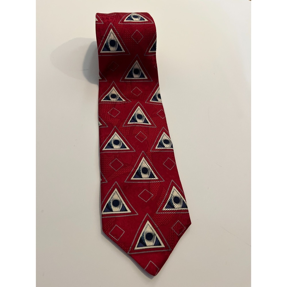 Robert Talbott Neck‎ Tie Best of Class Geometric Triangle Mens Silk Claymore